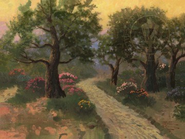 kinkade Painting - Garden of Gethsemane Thomas Kinkade